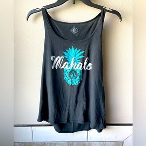 Volcom. Mahalo tank top. Size small
